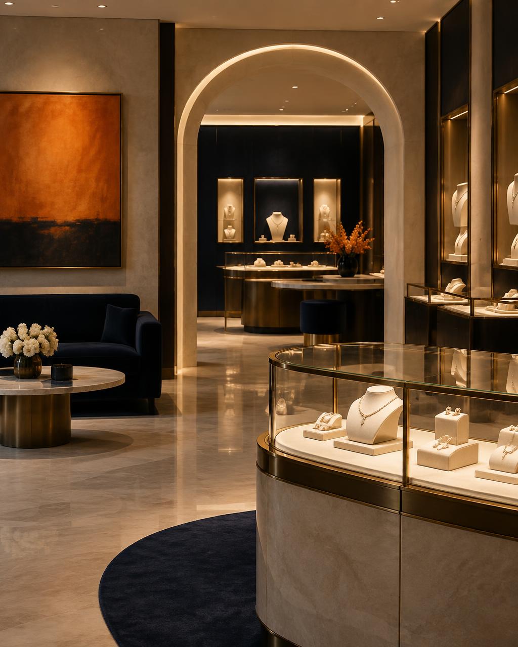 Jewellery Salon interior concept